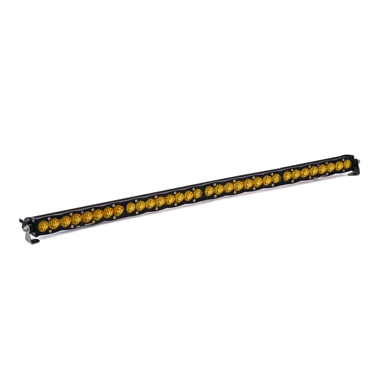 S8 Straight LED Light Bar - 40 inch-amber- wide corner