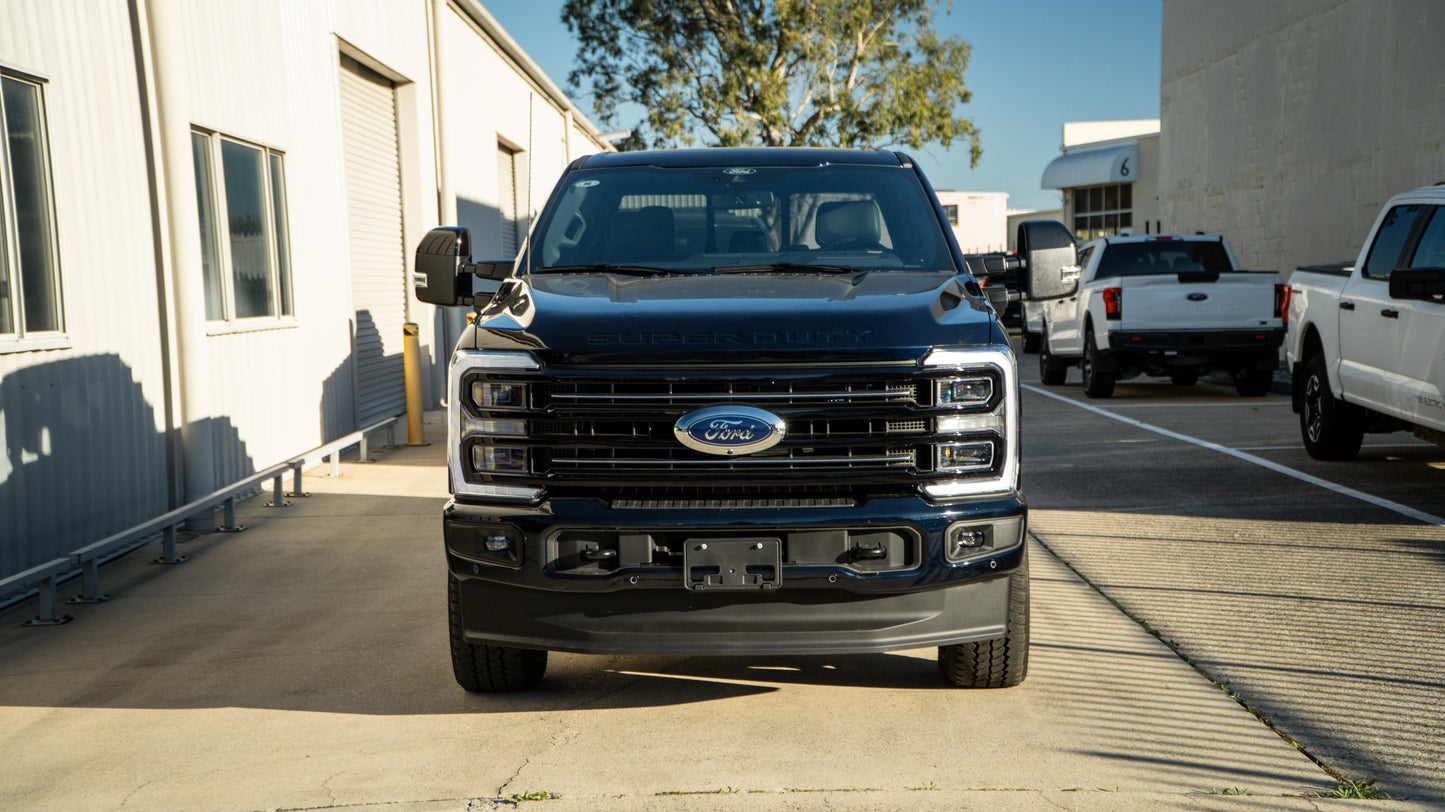 SOLD 2025 FORD F 350 Platinum FX4 Pack Antimatter Blue