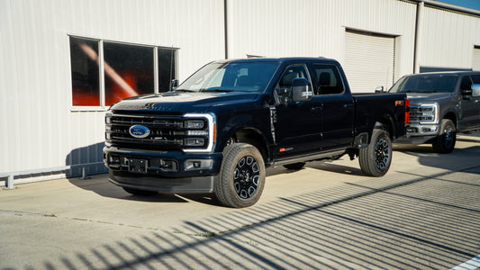 SOLD 2025 FORD F 350 Platinum FX4 Pack Antimatter Blue