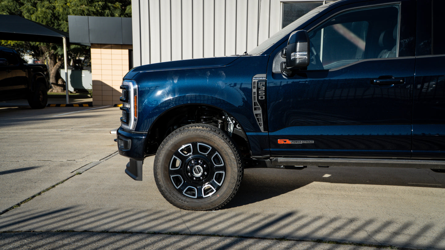 SOLD 2025 FORD F 350 Platinum FX4 Pack Antimatter Blue
