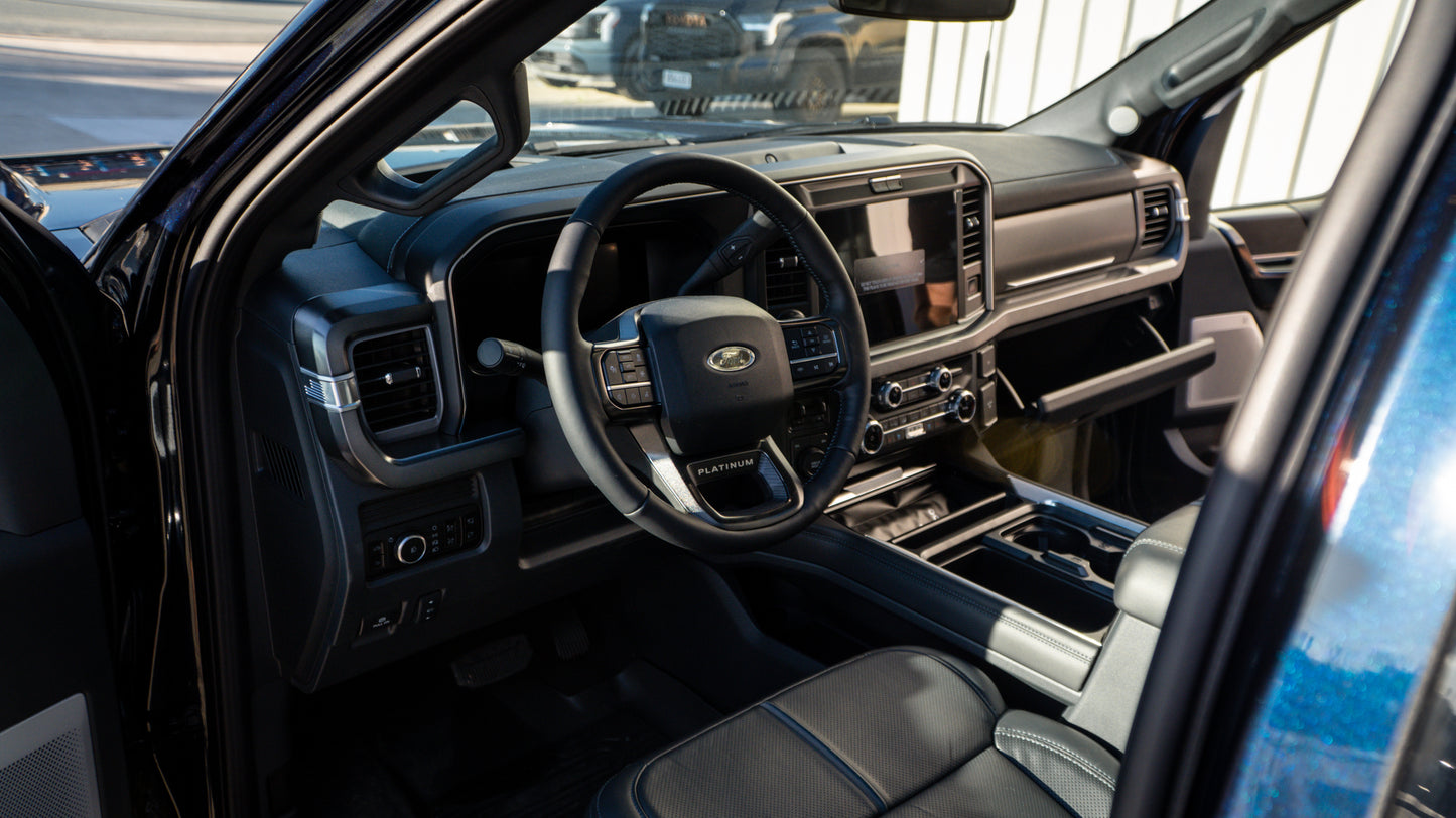 SOLD 2025 FORD F 350 Platinum FX4 Pack Antimatter Blue