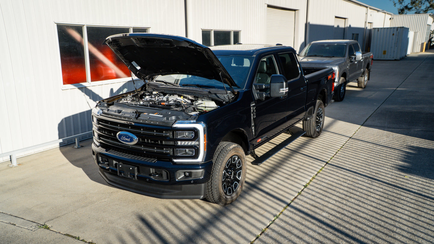 SOLD 2025 FORD F 350 Platinum FX4 Pack Antimatter Blue