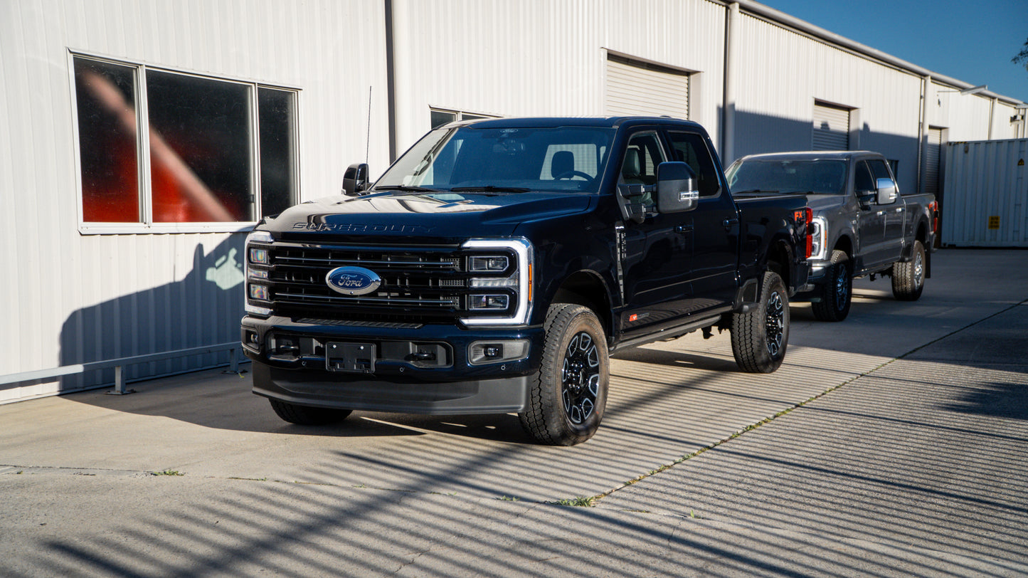 SOLD 2025 FORD F 350 Platinum FX4 Pack Antimatter Blue