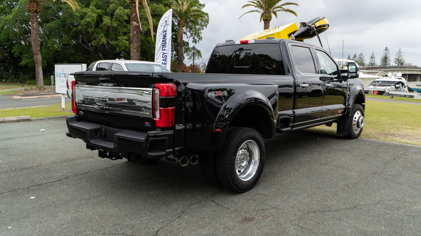 SOLD 2024 FORD F-450 Platinum Dually (BLACK & CARMELO INTERIOR)