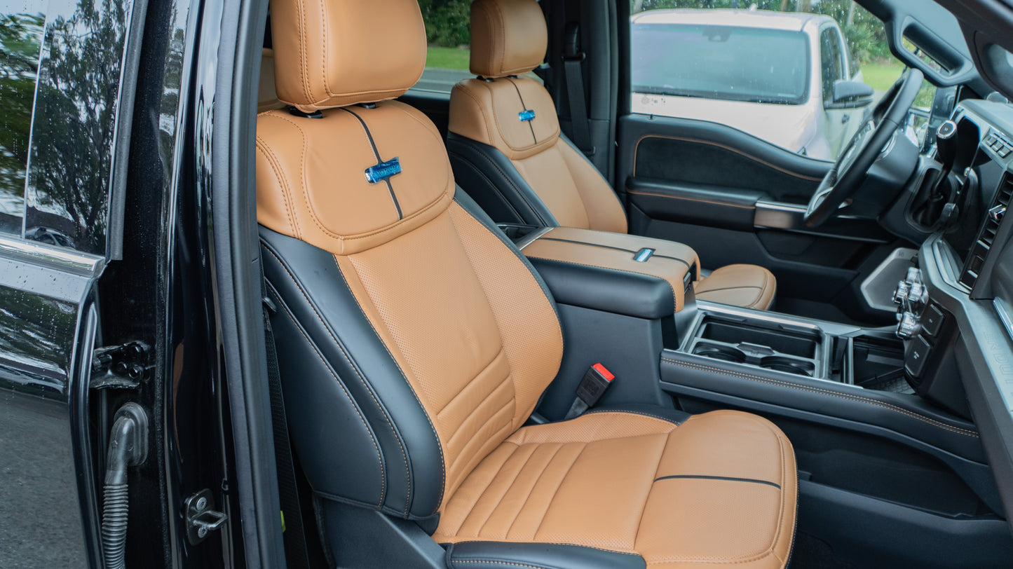 SOLD 2024 FORD F-450 Platinum Dually (BLACK & CARMELO INTERIOR)