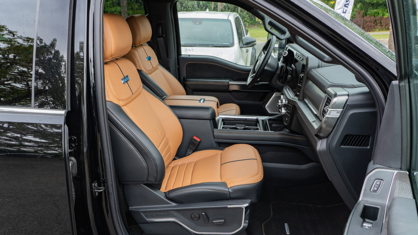 SOLD 2024 FORD F-450 Platinum Dually (BLACK & CARMELO INTERIOR)