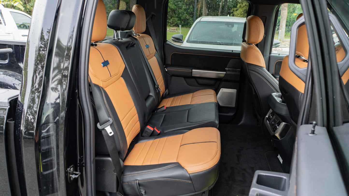 SOLD 2024 FORD F-450 Platinum Dually (BLACK & CARMELO INTERIOR)