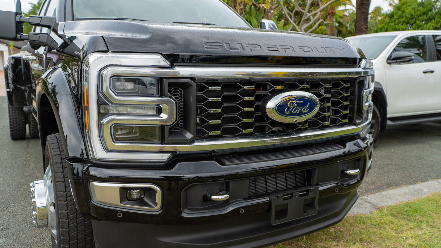 SOLD 2024 FORD F-450 Platinum Dually (BLACK & CARMELO INTERIOR)