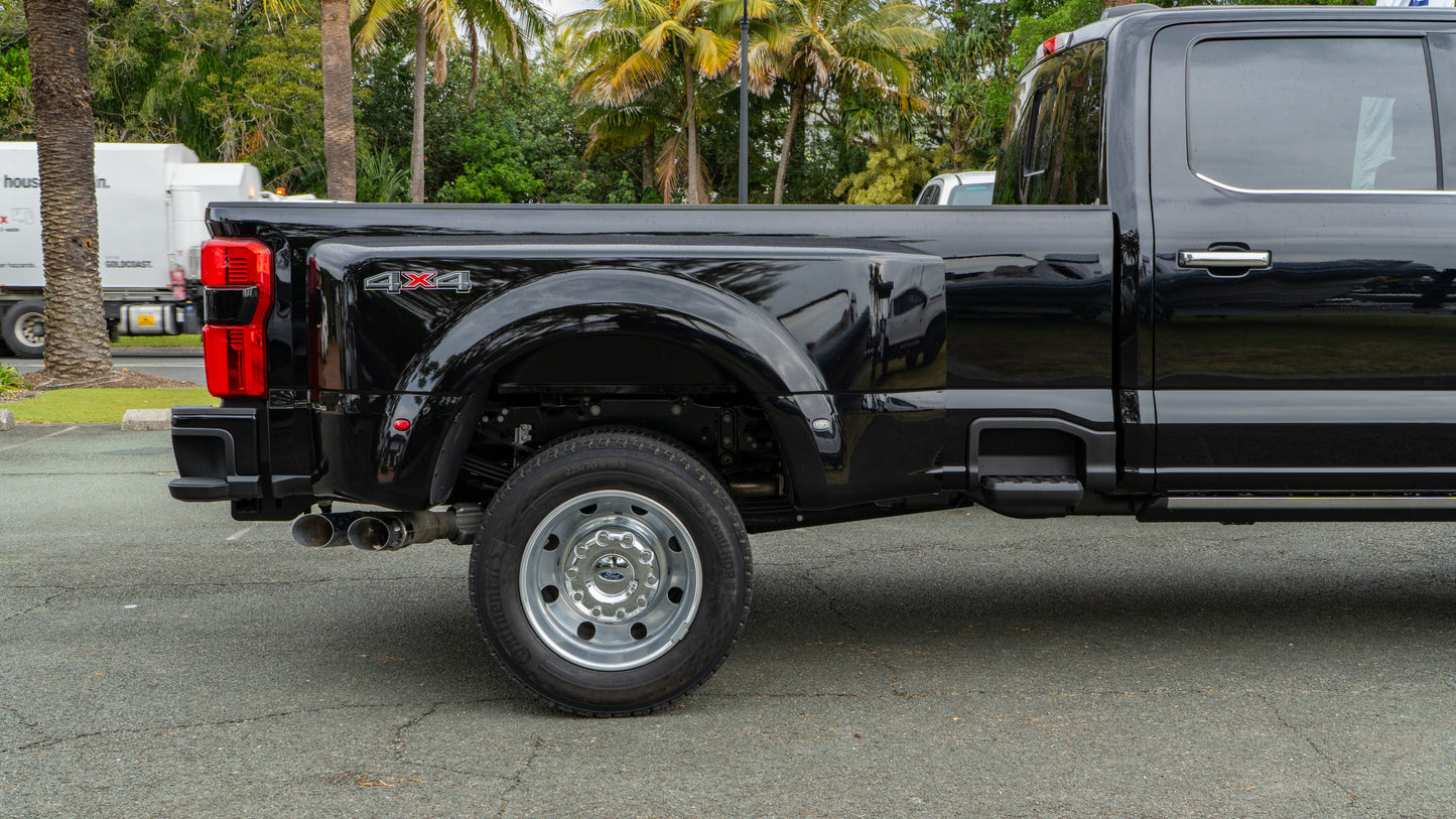 SOLD 2024 FORD F-450 Platinum Dually (BLACK & CARMELO INTERIOR)