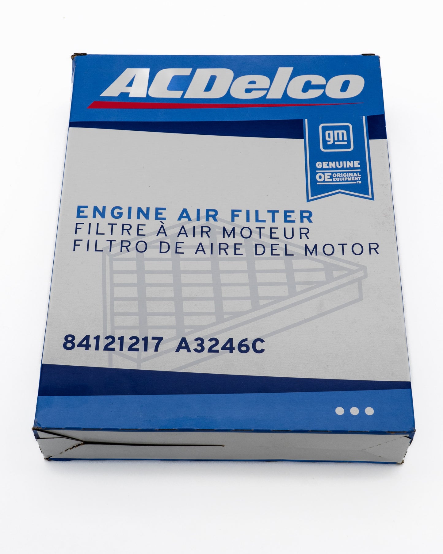 ACDelco Engine Air Filter – A3246C (Part No. 84121217)  to suit Genuine GM OEM for Chevy, GMC & Cadillac (2019–2025)