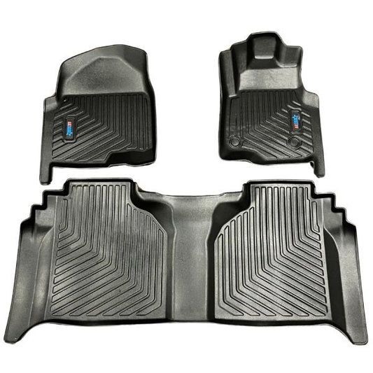 Contour Floor Mats, Front & Rear suits Chev 1500 (19-26), 2500 (20-26) by AMTRUX