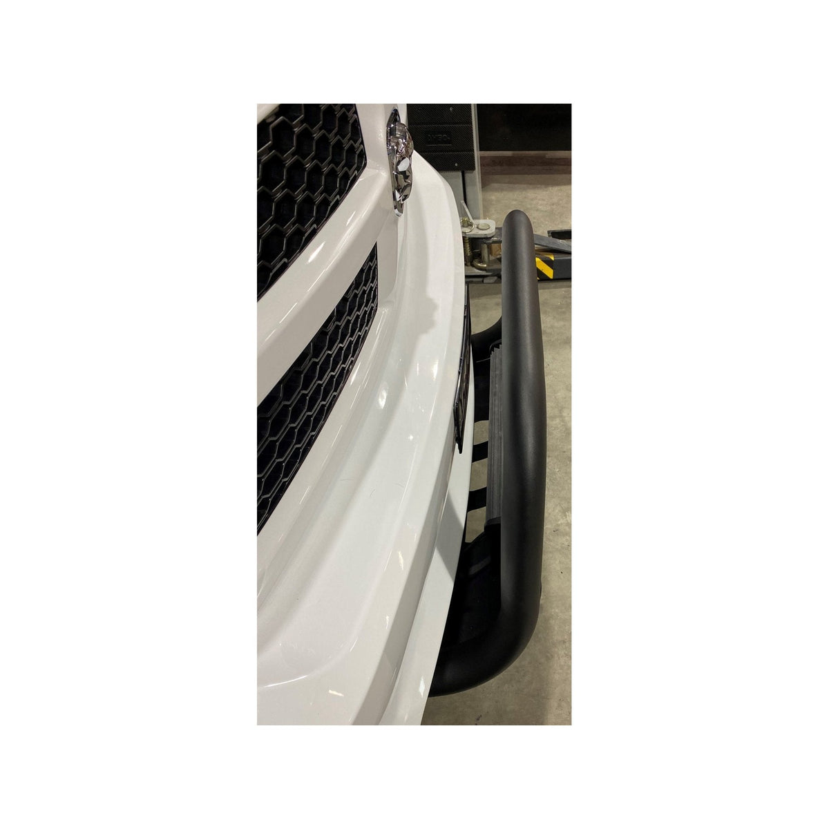 Black Nudge Bar with DBL Row Light Bar suits Ram 1500 DS (13-24) by AMTRUX