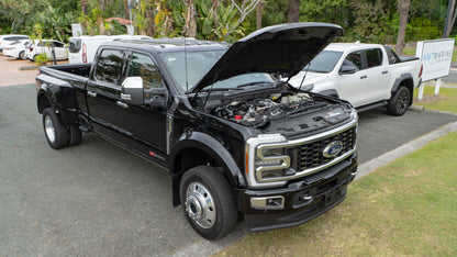 SOLD 2024 FORD F-450 Platinum Dually (BLACK & CARMELO INTERIOR)