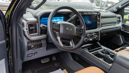 SOLD 2024 FORD F-450 Platinum Dually (BLACK & CARMELO INTERIOR)