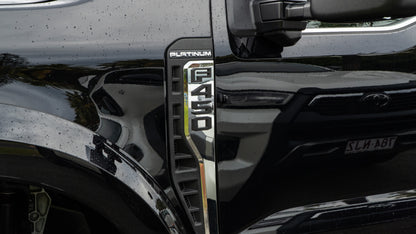SOLD 2024 FORD F-450 Platinum Dually (BLACK & CARMELO INTERIOR)