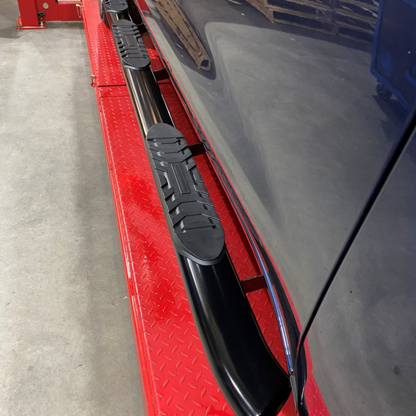 5" Oval Side Steps, Black suits Chev 1500 (19-26) by AMTRUX