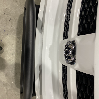 Black Nudge Bar with DBL Row Light Bar suits Ram 1500 DS (13-24) by AMTRUX